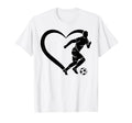Soccer Player Heart Soccer Ball Heart T-Shirt - Trendy Graphic for Adults - T-Shirt, Sweatshirt, Hoodie