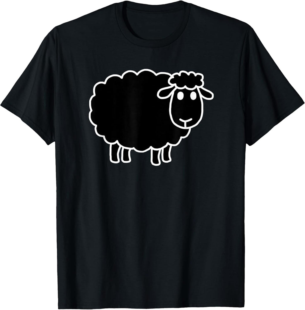 Sheep That is Black, Funny, Jokes, Sarcastic - Adult & Kids T-Shirts, Sweatshirts & Hoodies apparel design preview 1
