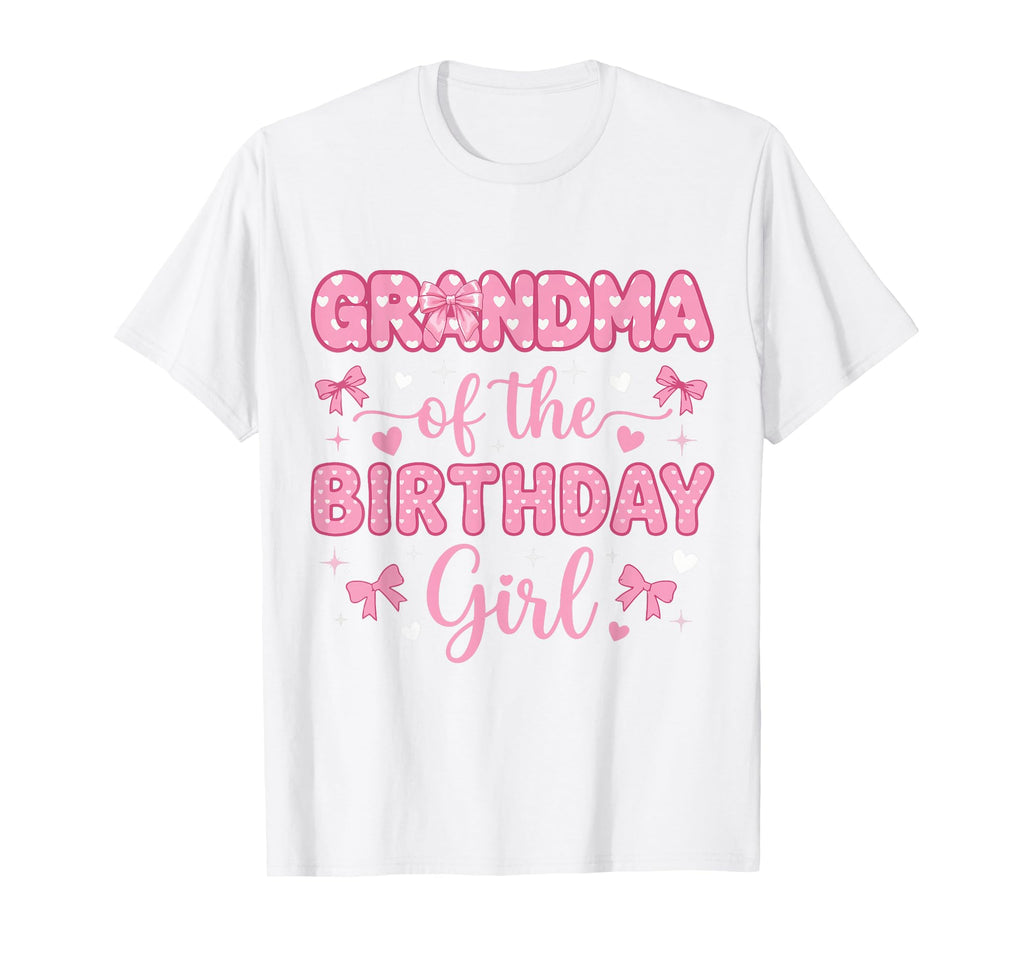 Grandma Birthday Coquette Bow Party T-Shirt - Novelty Apparel Men Women - T-Shirt, Sweatshirt, Hoodie