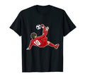 Moroccan Flag Soccer Team I Soccer T-Shirt - Custom Art Print Men Women - T-Shirt, Sweatshirt, Hoodie