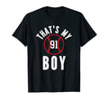 Thats My Jersey Number 91 Baseball T-Shirt - Custom Art Print Men Women - T-Shirt, Sweatshirt, Hoodie