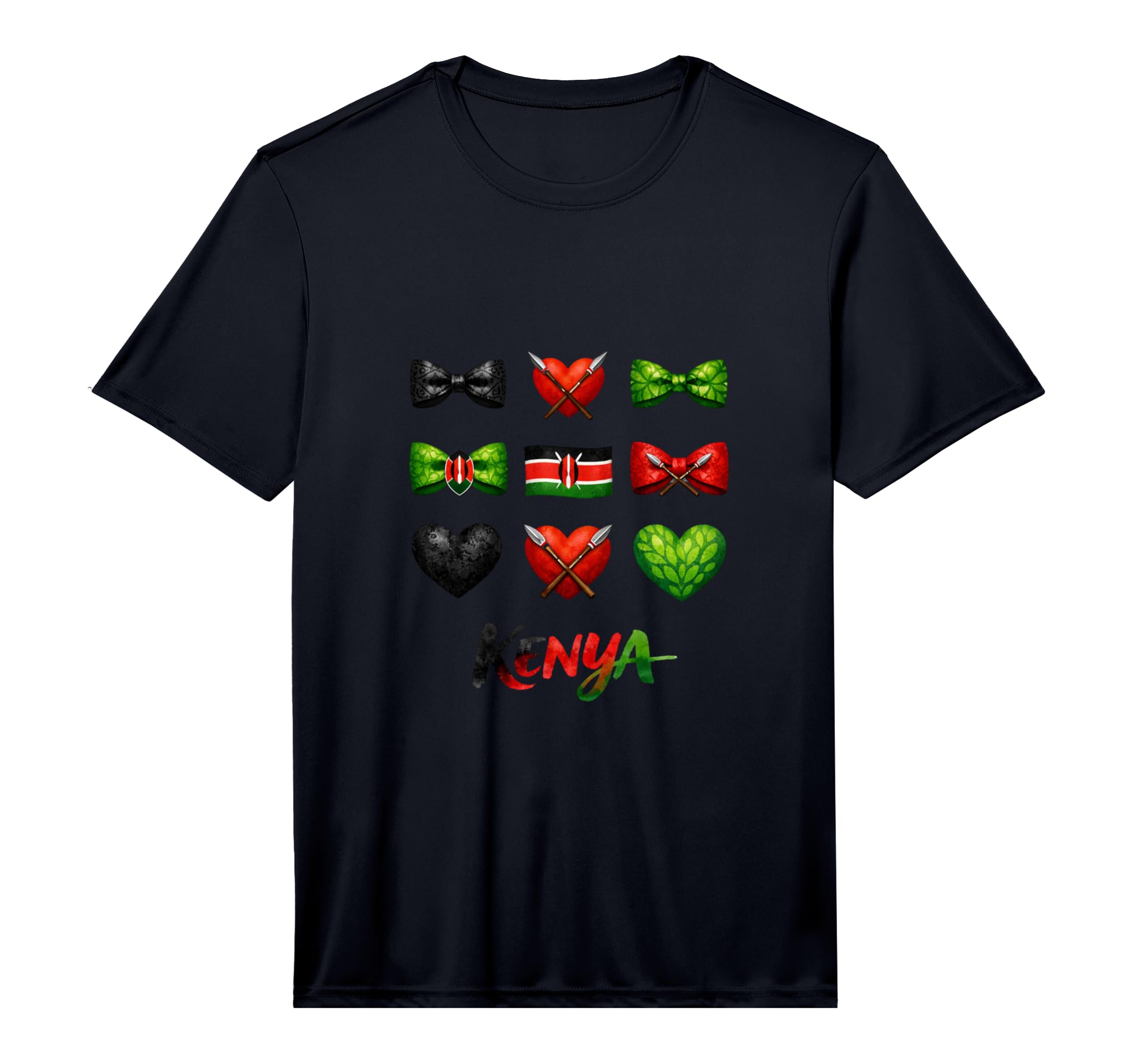 Kenya Flag Soccer Lovers Coquette Soccer T-Shirt - Trendy Graphic Unisex - T-Shirt, Sweatshirt, Hoodie