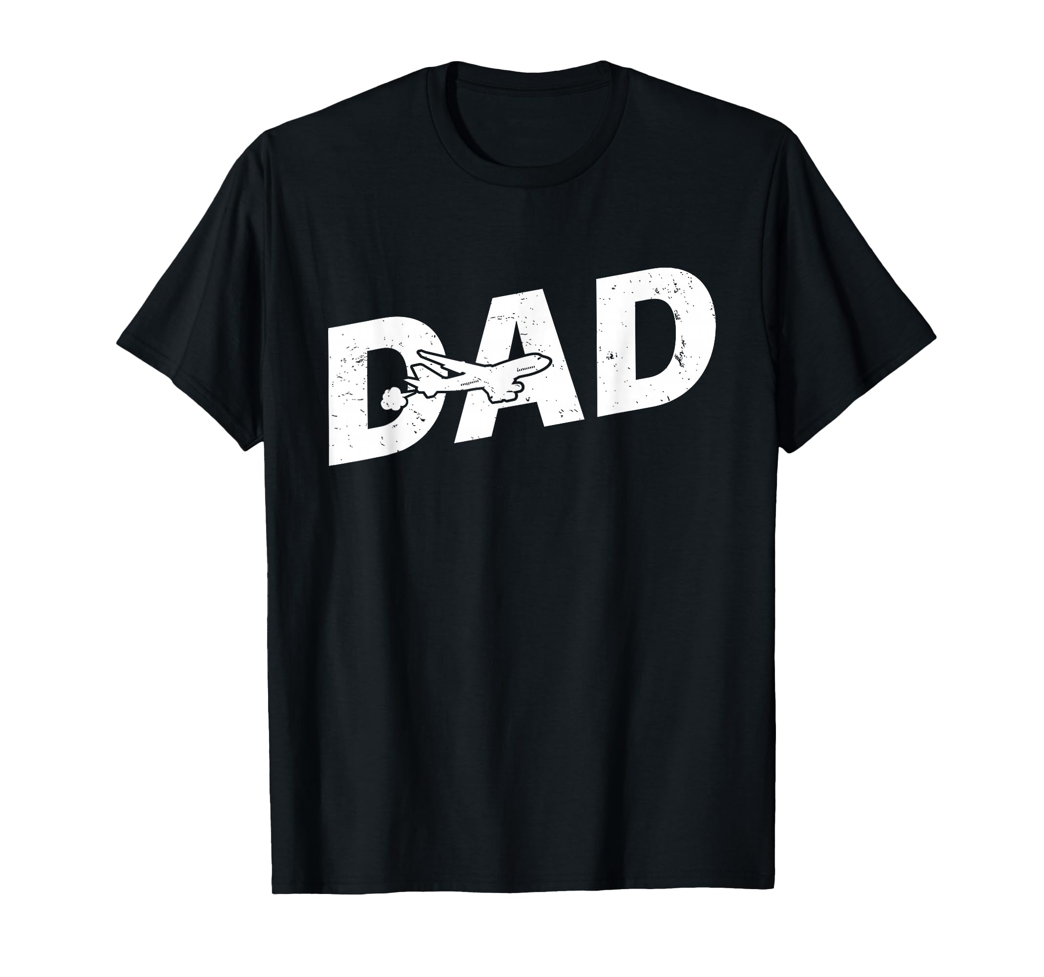 Happy Fathers Day Pilot Dad Airplane T-Shirt - Custom Art Print Men Women - T-Shirt, Sweatshirt, Hoodie