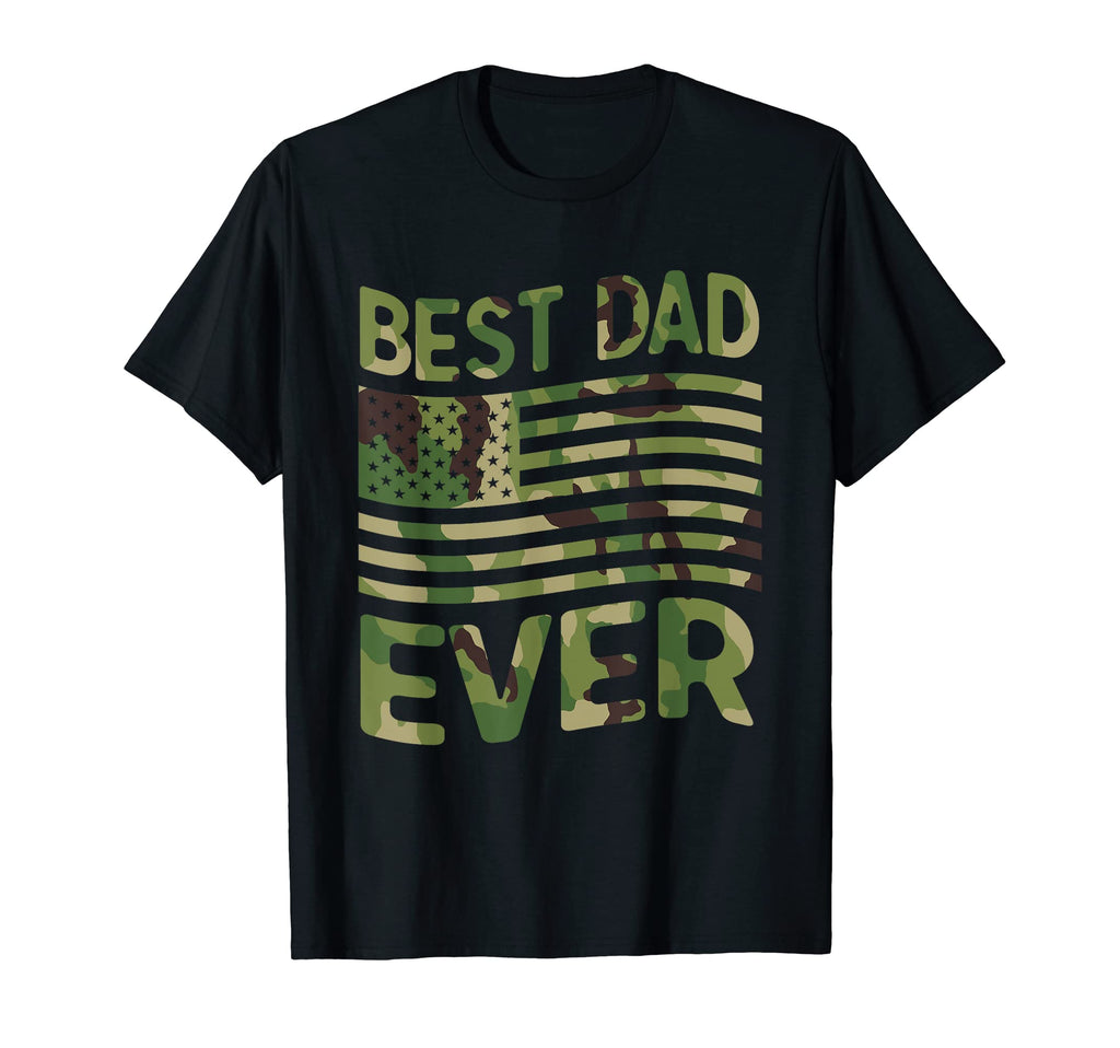 Best Dad Ever Fathers Day Gift American T-Shirt - Graphic Print for Adults - T-Shirt, Sweatshirt, Hoodie