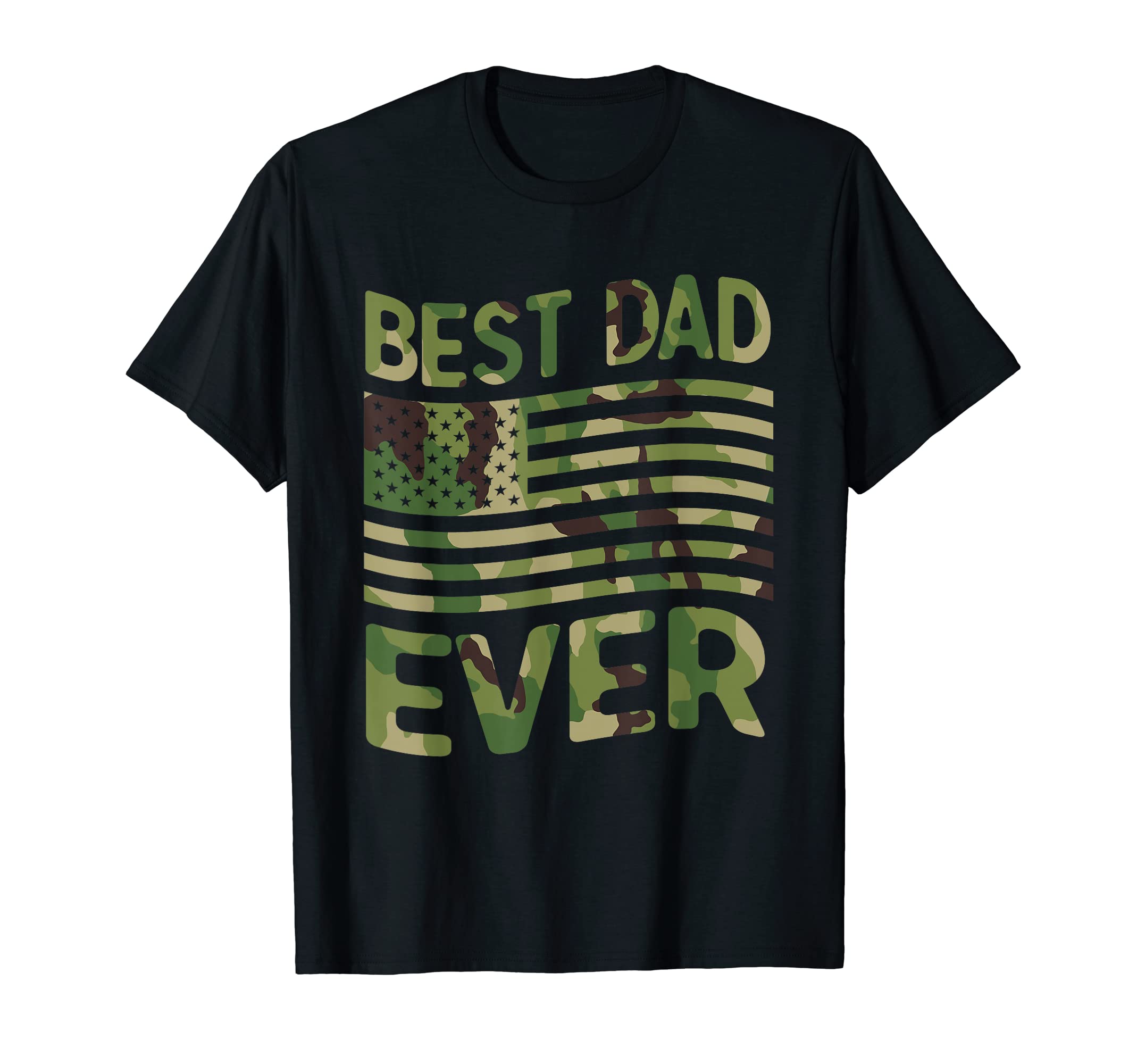 Best Dad Ever Fathers Day Gift American T-Shirt - Graphic Print for Adults - T-Shirt, Sweatshirt, Hoodie