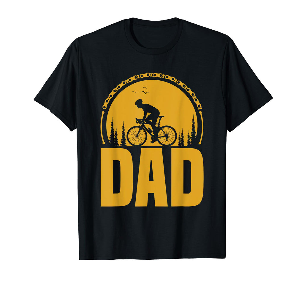 Dad Papa Bicycle Cycling Cyclist T-Shirt - Minimalist Print for Adults - T-Shirt, Sweatshirt, Hoodie