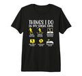 Things I Do My Spare Time Soccer Fan T-Shirt - Unique Graphic for Adults - T-Shirt, Sweatshirt, Hoodie