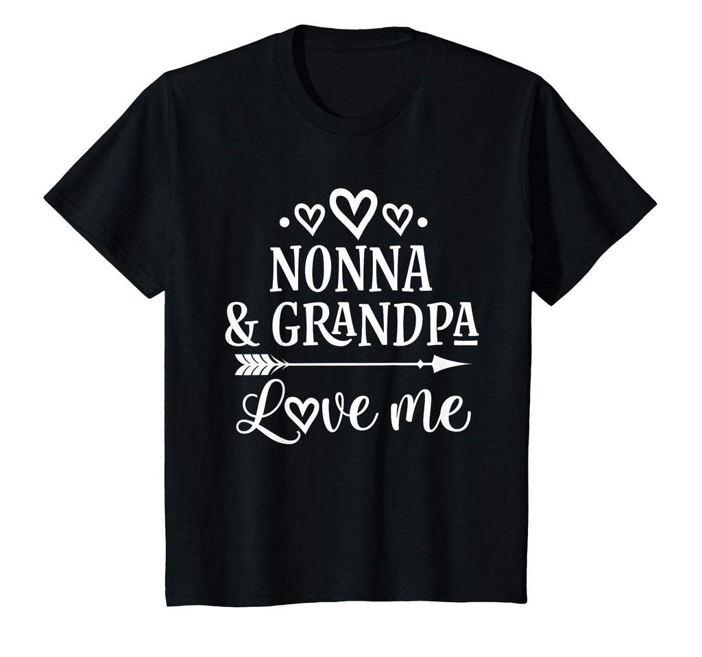 Nonna And Grandpa Love Me T-Shirt - Minimalist Print for Adults - T-Shirt, Sweatshirt, Hoodie