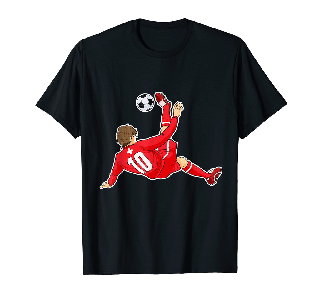 Swiss Flag Soccer Team I Soccer T-Shirt - Casual Everyday Wear Unisex - T-Shirt, Sweatshirt, Hoodie