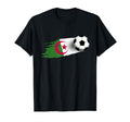 Algeria Flag Algerian Soccer Flag T-Shirt - Aesthetic Graphic for Adults - T-Shirt, Sweatshirt, Hoodie