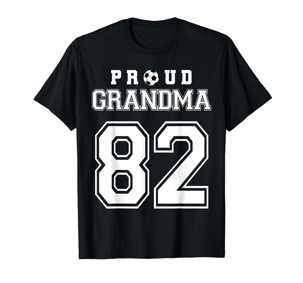 Number 82 Custom Proud Soccer Futbol T-Shirt - Custom Art Print for Adults - T-Shirt, Sweatshirt, Hoodie
