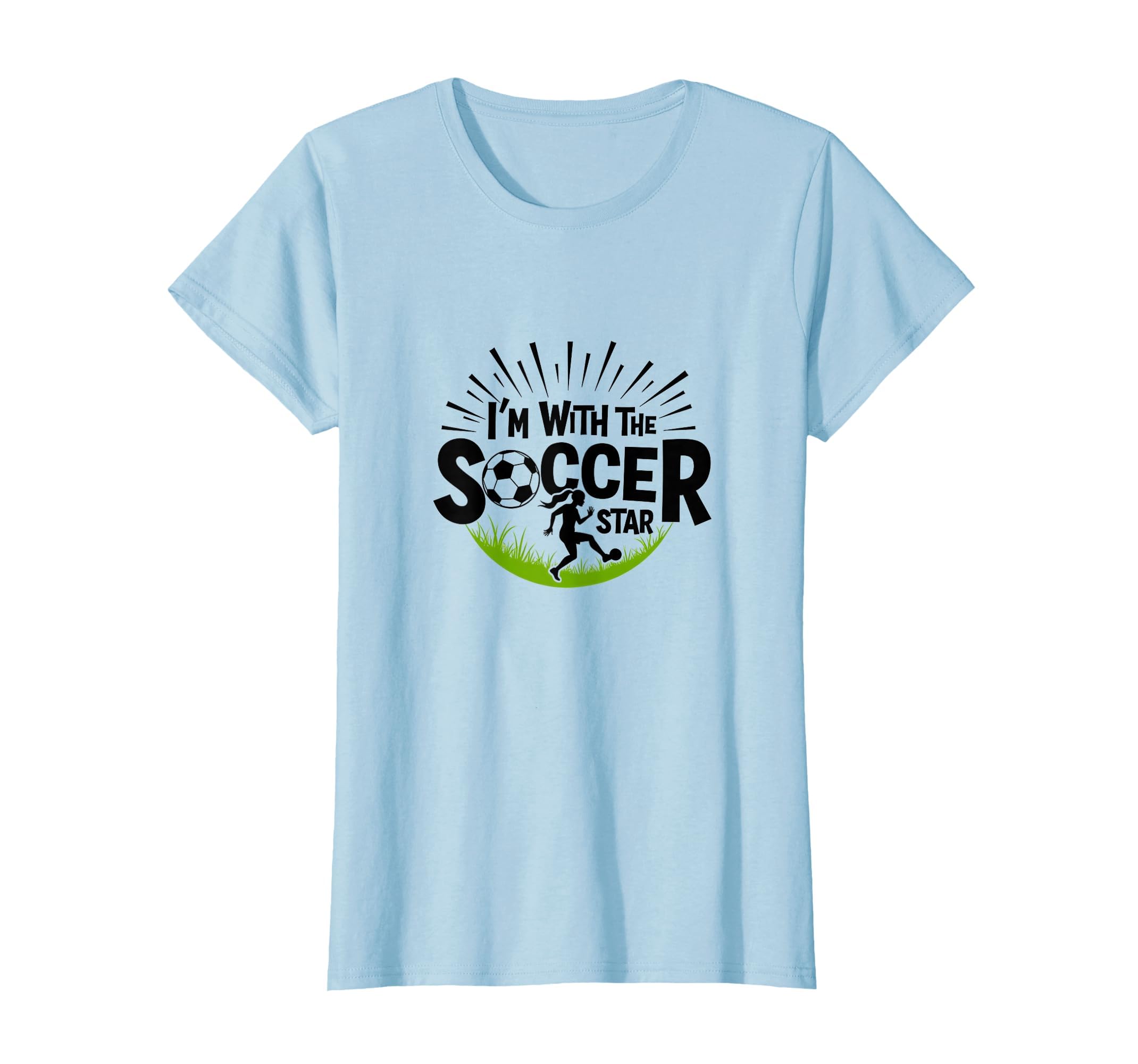 Im Soccer Star Sister Support Fan T-Shirt - Aesthetic Graphic for Adults - T-Shirt, Sweatshirt, Hoodie