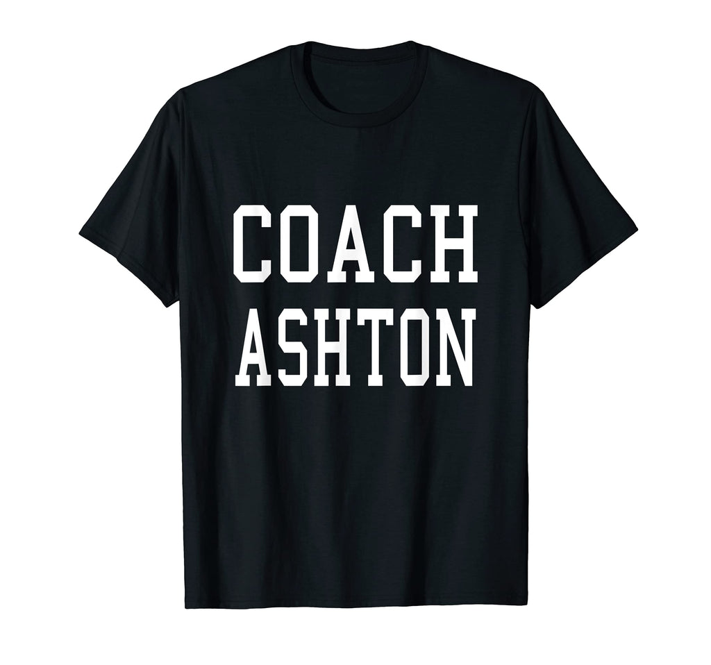 Coach Ashton Custom Football Soccer T-Shirt - Unique Graphic for Adults - T-Shirt, Sweatshirt, Hoodie