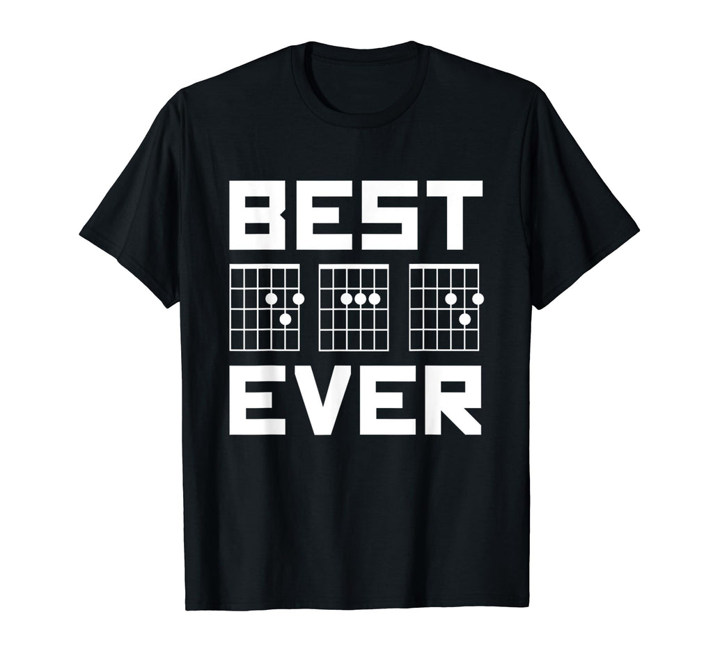 Best Dad Ever Guitar Chords Musician T-Shirt - Aesthetic Graphic Unisex - T-Shirt, Sweatshirt, Hoodie