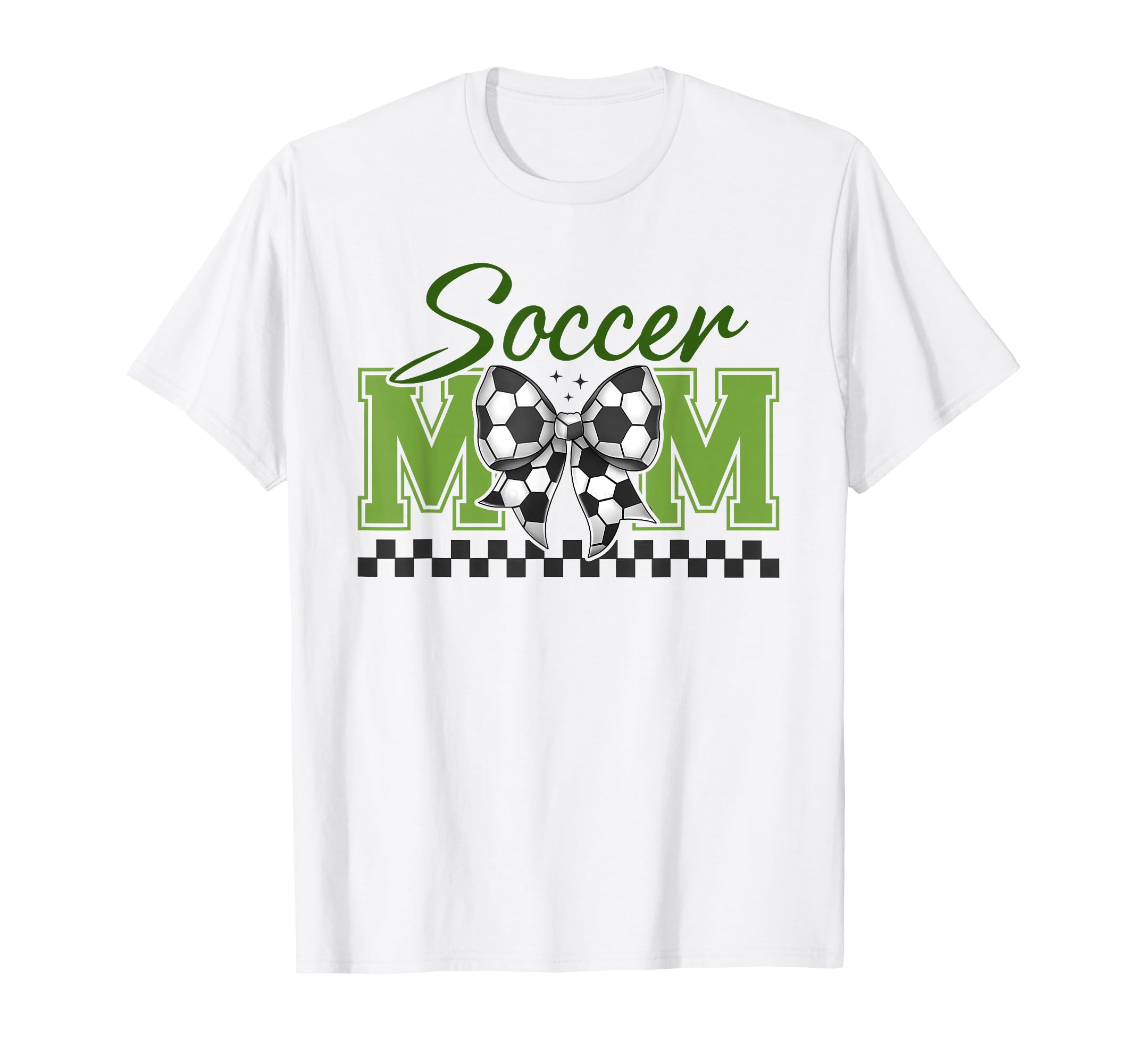 Groovy Soccer Mom Coquette Bow Soccer Mama T-Shirt - Unique Graphic Unisex - T-Shirt, Sweatshirt, Hoodie