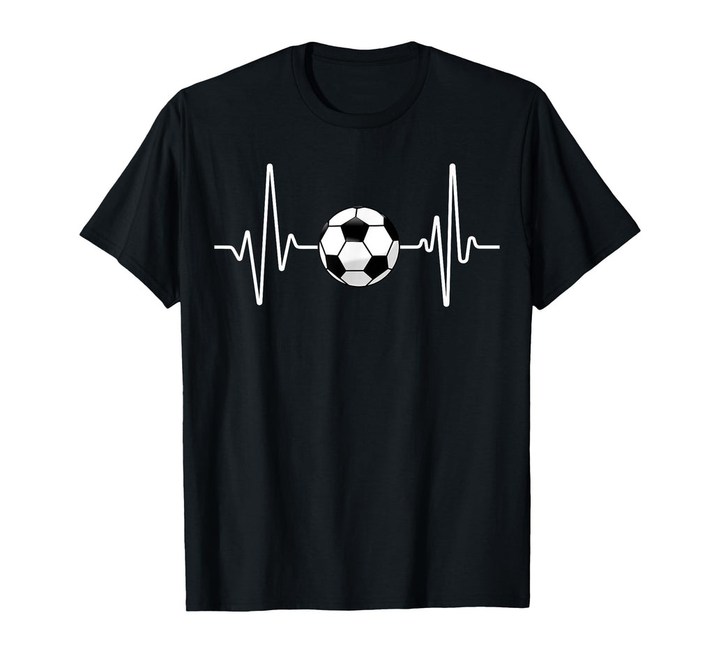 Soccer Heartbeat Football Lover Soccer T-Shirt - Minimalist Print Unisex - T-Shirt, Sweatshirt, Hoodie