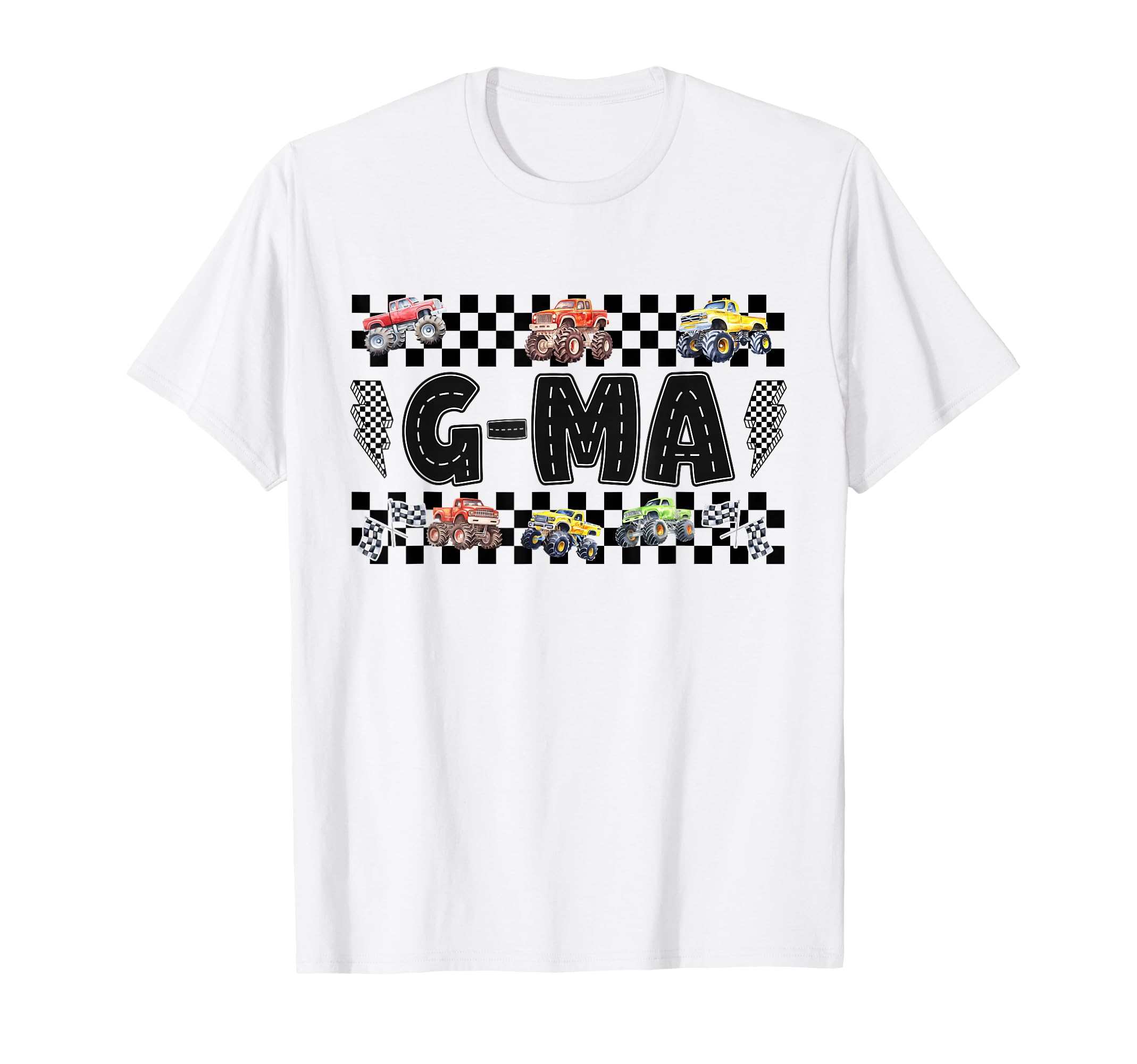 G Ma Monster Truck Family Crew T-Shirt - Aesthetic Graphic for Adults - T-Shirt, Sweatshirt, Hoodie