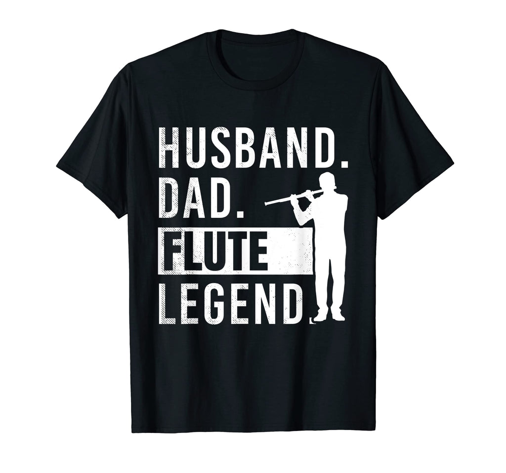Flute Musicians Husband Dad And Legend T-Shirt - Graphic Print for Adults - T-Shirt, Sweatshirt, Hoodie