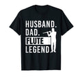 Flute Musicians Husband Dad And Legend T-Shirt - Graphic Print for Adults - T-Shirt, Sweatshirt, Hoodie