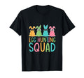 Womens Egg Hunting Squad Crew Family T-Shirt - Minimalist Print for Adults - T-Shirt, Sweatshirt, Hoodie
