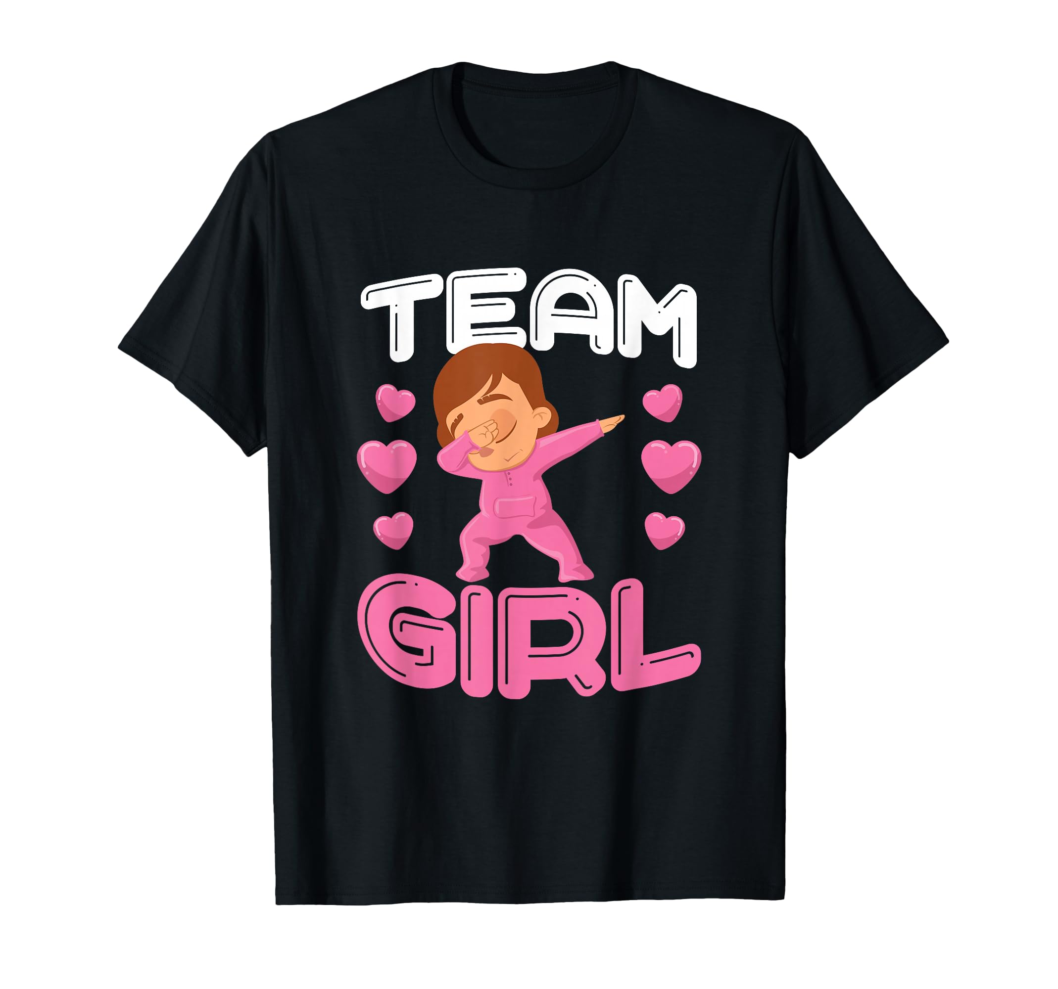 Team Gender Reveal Dabbing White Its T-Shirt - Graphic Print for Adults - T-Shirt, Sweatshirt, Hoodie