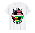 My Home My Roots Guyana Flag Soccer T-Shirt - Trendy Graphic Men Women - T-Shirt, Sweatshirt, Hoodie
