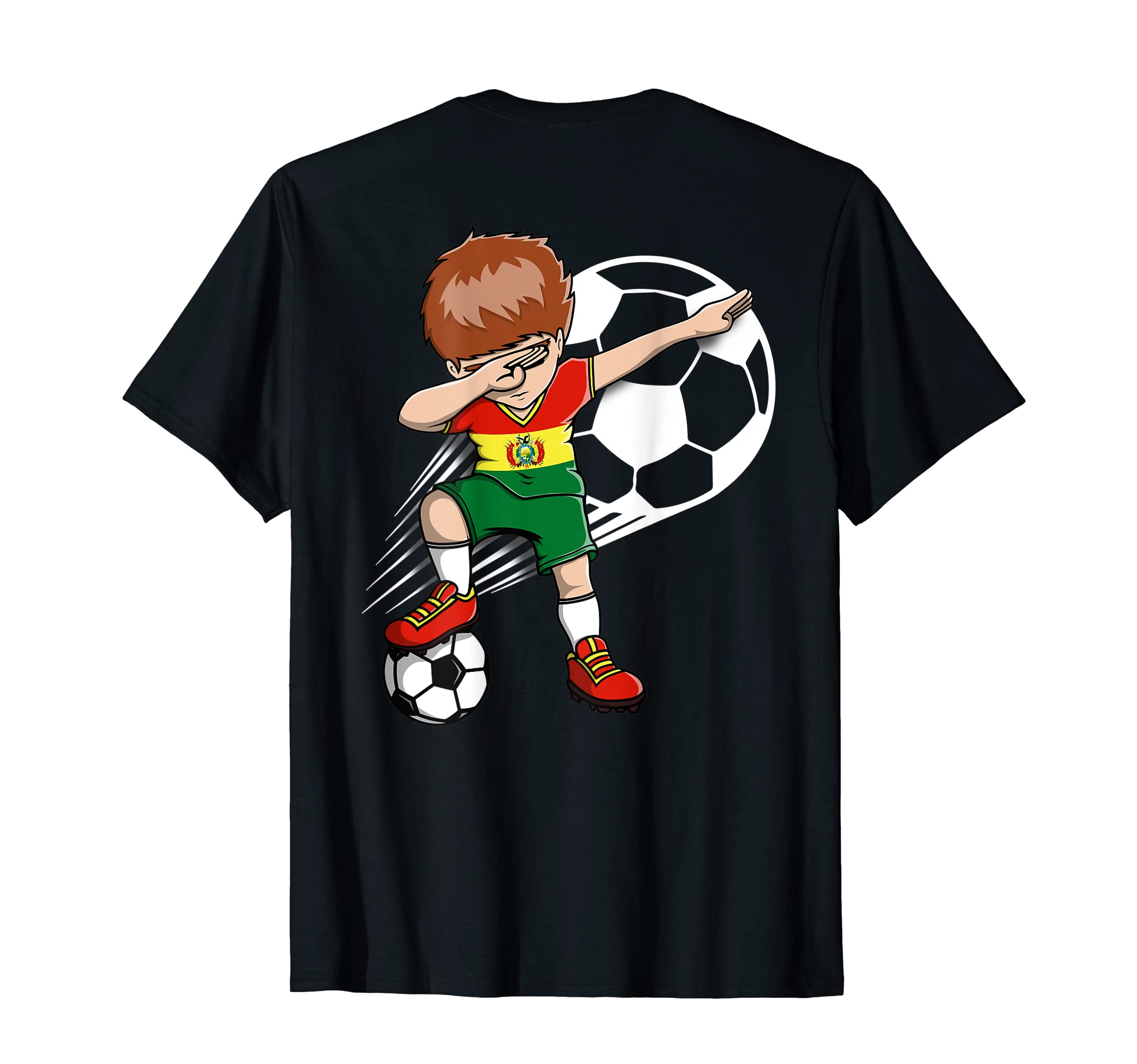 Dabbing Soccer Bolivia Jersey Bolivian T-Shirt - Minimalist Print Unisex - T-Shirt, Sweatshirt, Hoodie