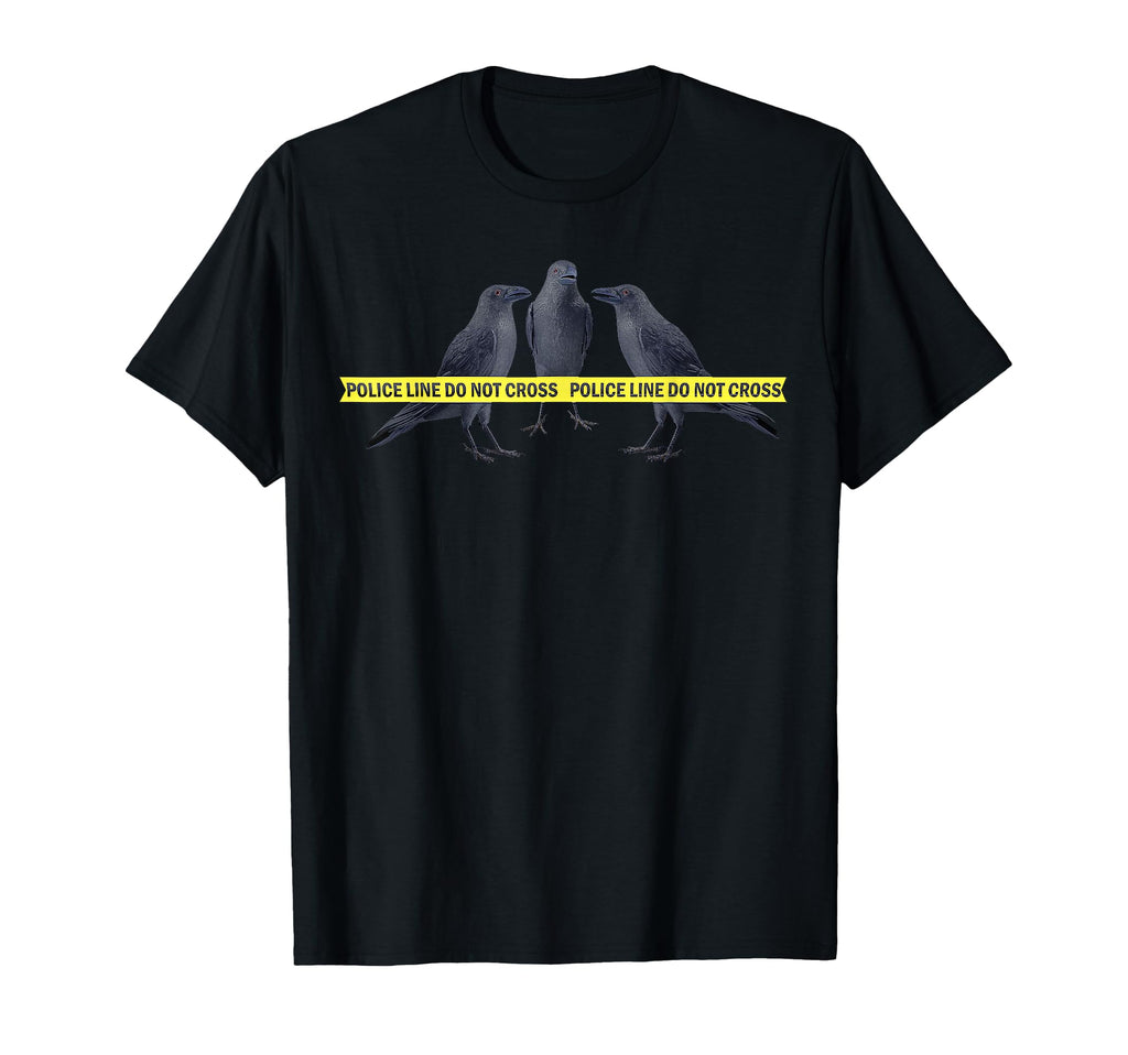 Murder Crows Raven Edgar Allen Poe T-Shirt - Unique Graphic Men Women - T-Shirt, Sweatshirt, Hoodie