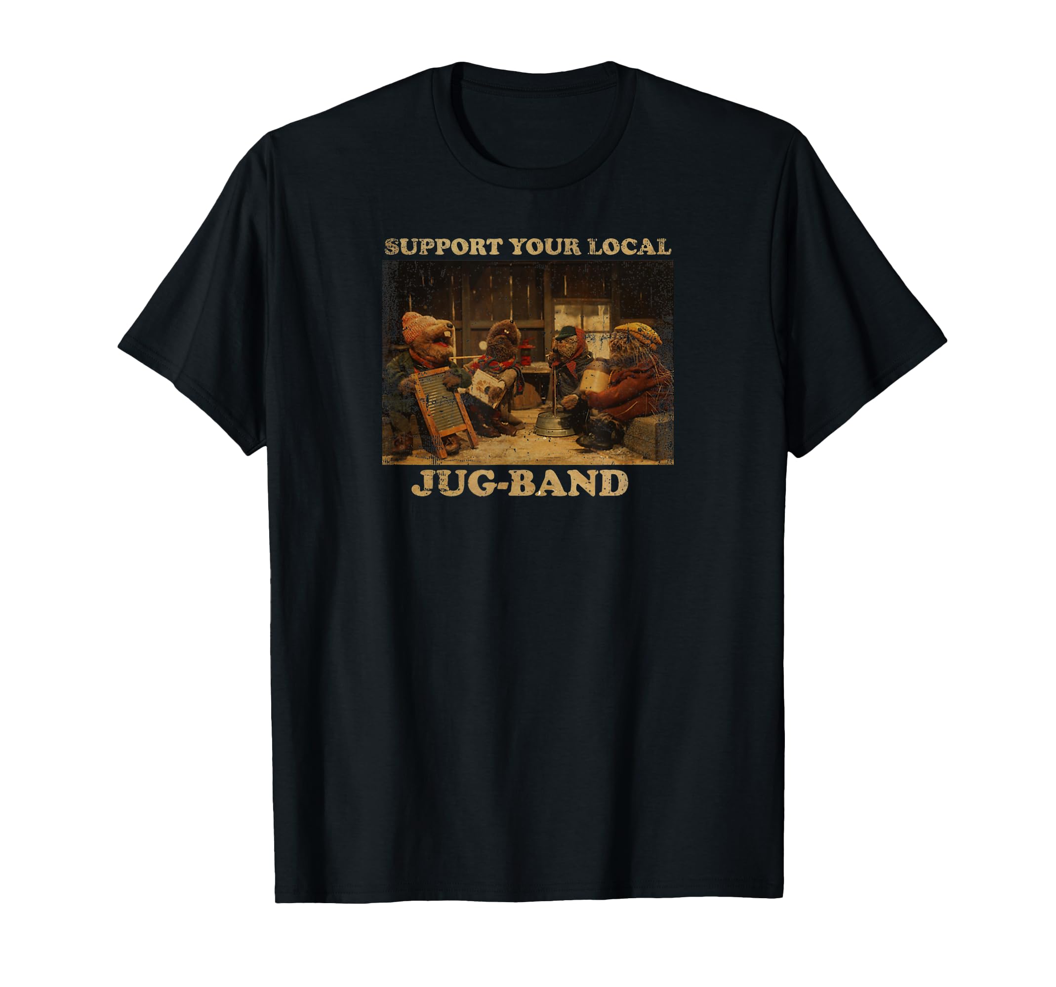 Support Local Jug Band Music T-Shirt - Aesthetic Graphic Men Women - T-Shirt, Sweatshirt, Hoodie