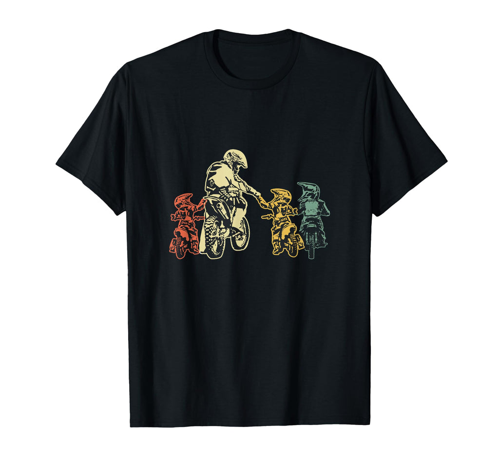Motocross Dirt Bike Biker Dad Sons T-Shirt - Graphic Print for Adults - T-Shirt, Sweatshirt, Hoodie