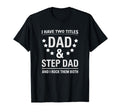 Mens Best Step Dad Father Daddy Gifts T-Shirt - Trendy Graphic for Adults - T-Shirt, Sweatshirt, Hoodie