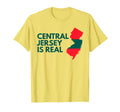 Central Jersey Is Real T-Shirt - Unique Graphic Men Women - T-Shirt, Sweatshirt, Hoodie