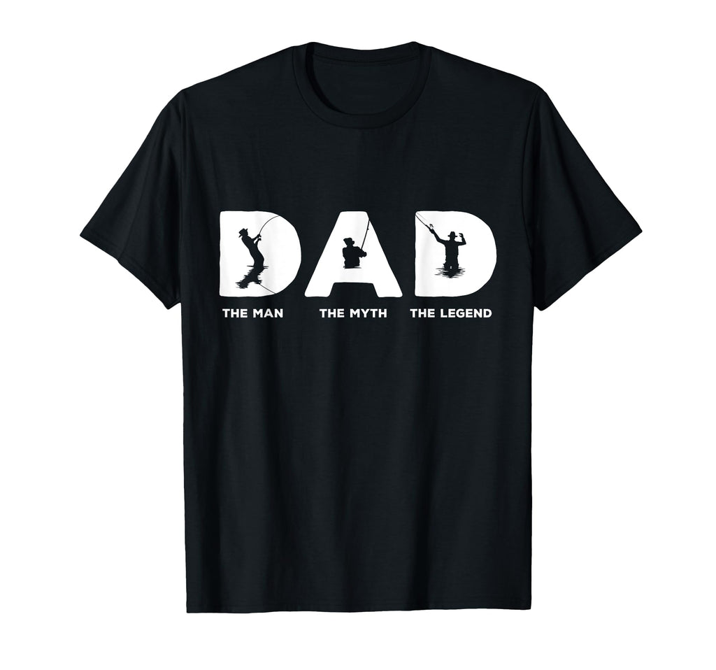 Fishing Dad Myth Legend Fisherman T-Shirt - Fun Novelty Design Unisex - T-Shirt, Sweatshirt, Hoodie