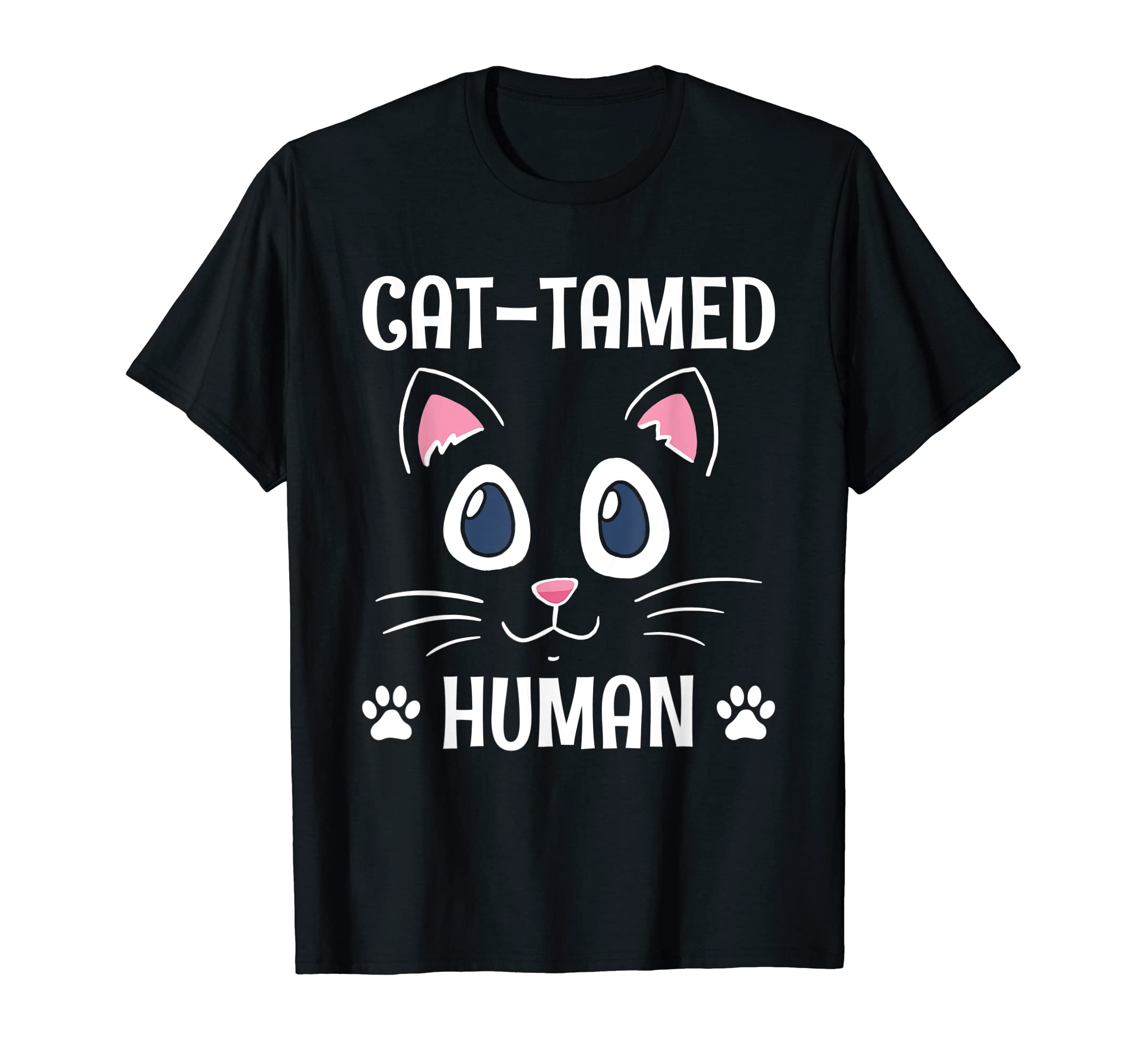 Cat Tamed Human Cat Lover Friends T-Shirt - Custom Art Print for Adults - T-Shirt, Sweatshirt, Hoodie