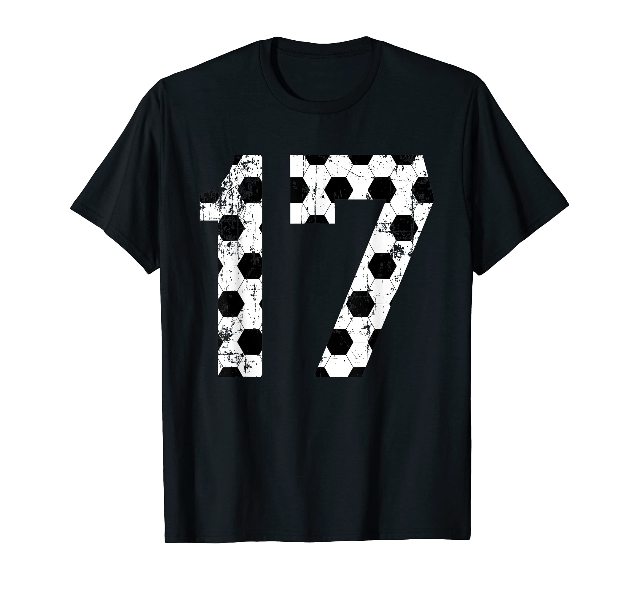 Soccer 17 Jersey Number T-Shirt - Minimalist Print for Adults - T-Shirt, Sweatshirt, Hoodie