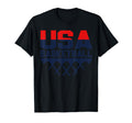 Usa Team Sports Basketball T-Shirt - Unique Graphic for Adults - T-Shirt, Sweatshirt, Hoodie