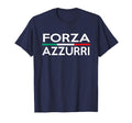 Italy National Pride Forza Azzurri T-Shirt - Unique Graphic Men Women - T-Shirt, Sweatshirt, Hoodie