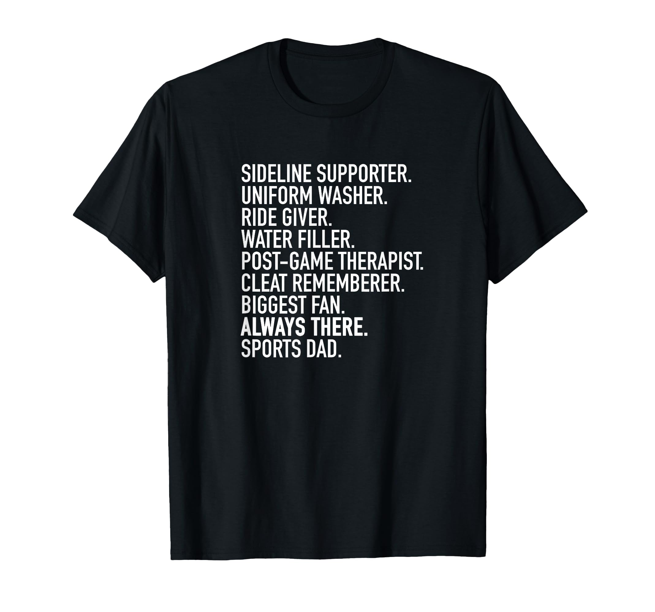 Sideline Support Therapist Cleats T-Shirt - Custom Art Print for Adults - T-Shirt, Sweatshirt, Hoodie