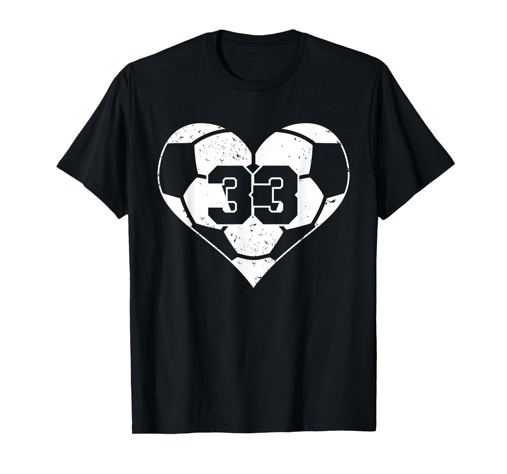 Soccer Number 33 Jersey Funny Soccer T-Shirt - Trendy Graphic Men Women - T-Shirt, Sweatshirt, Hoodie
