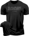 Savage Not Average Gym Workout Motivational - Adult & Kids T-Shirts, Sweatshirts & Hoodies apparel design preview 1