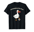 Outnumbered Funny Mom Goose Soccer T-Shirt - Minimalist Print for Adults - T-Shirt, Sweatshirt, Hoodie