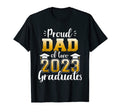 Proud Dad Two Class 2023 Graduates T-Shirt - Trendy Graphic for Adults - T-Shirt, Sweatshirt, Hoodie