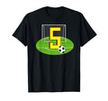 Number 5 5Th Birthday Soccer 5 Years Old T-Shirt - Custom Art Print Unisex - T-Shirt, Sweatshirt, Hoodie