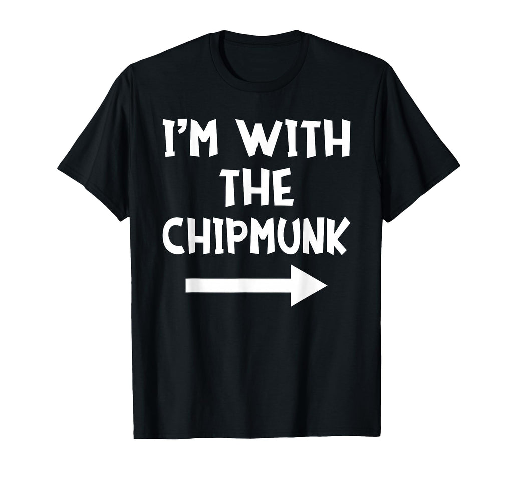 Im Chipmunk Matching Couple Halloween T-Shirt - Novelty Apparel Men Women - T-Shirt, Sweatshirt, Hoodie