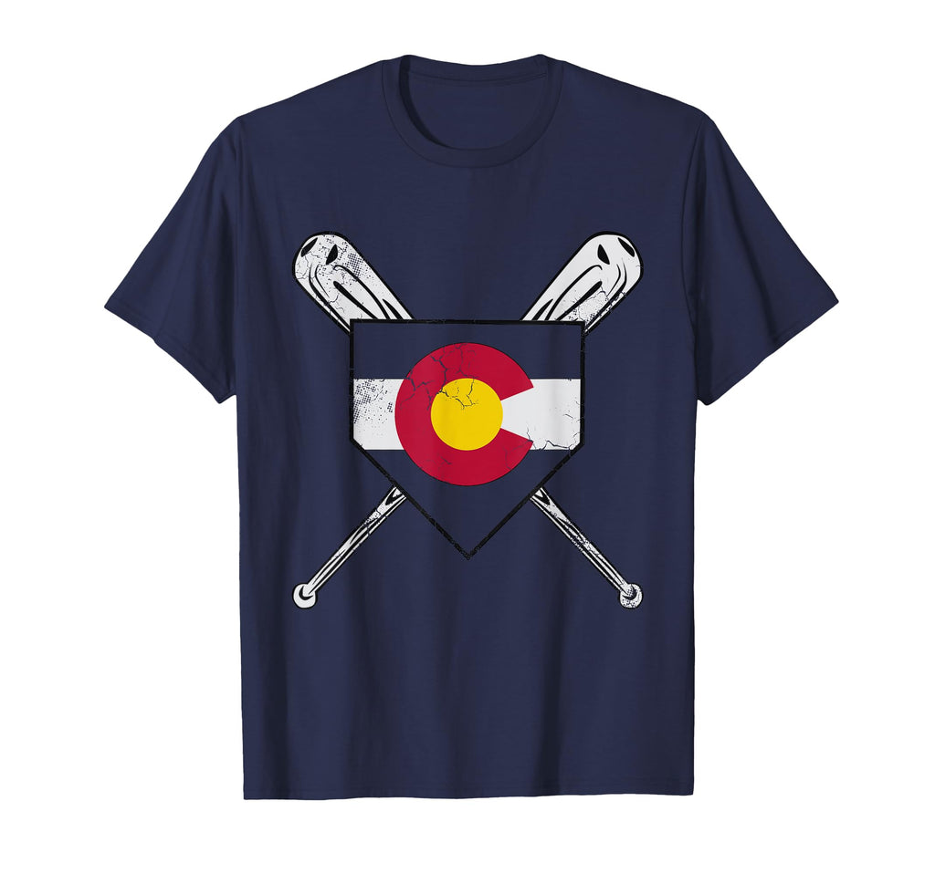 Colorado Flag Baseball Home Team T-Shirt - Trendy Graphic for Adults - T-Shirt, Sweatshirt, Hoodie