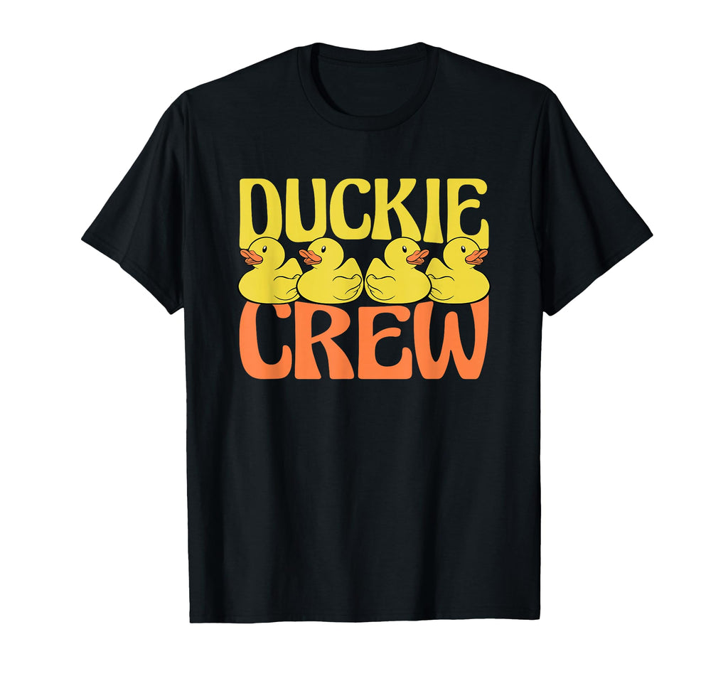 Rubber Duckie Crew Duckling Yellow Rubber T-Shirt - Unique Graphic Unisex - T-Shirt, Sweatshirt, Hoodie