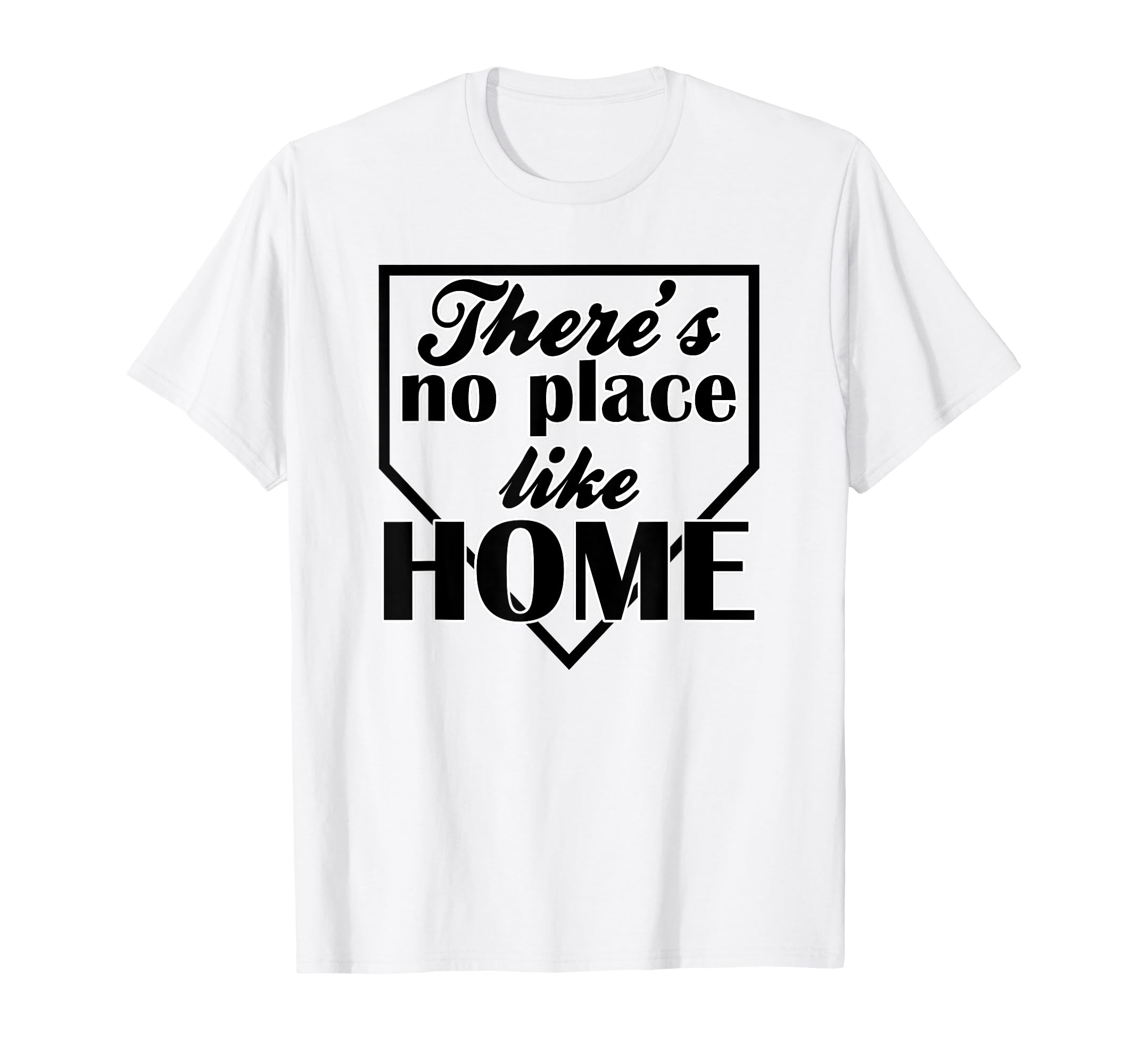Theres No Place Like Home Baseball T-Shirt - Aesthetic Graphic for Adults - T-Shirt, Sweatshirt, Hoodie