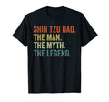 Mens Dog Dad Myth Legend Shirts Shih Tzu T-Shirt - Unique Graphic Unisex - T-Shirt, Sweatshirt, Hoodie