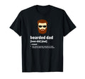 Funny Dad Bearded Dad Brown Hair Or Dark T-Shirt - Graphic Print Unisex - T-Shirt, Sweatshirt, Hoodie