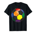 Lgbt Pride Gift Funny Rainbow Soccer Ball T-Shirt - Trendy Graphic Unisex - T-Shirt, Sweatshirt, Hoodie